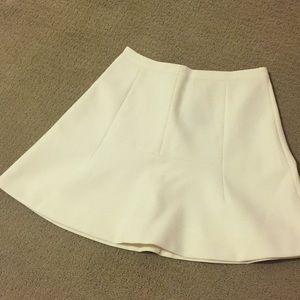 White J.Crew Mini Skirt
